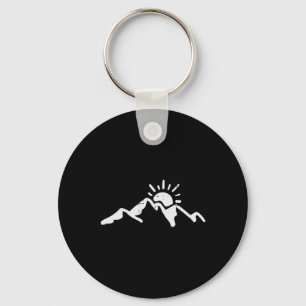 Climbing Mountain Sun Pocket Alpinism Climber Men Keychain