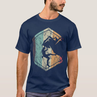 Climbing Mountaineering Climber Athletes Mountain  T-Shirt