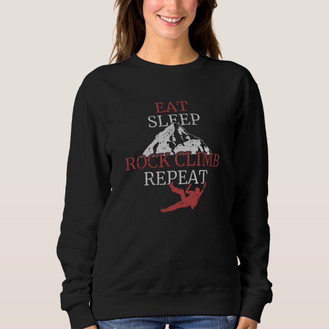 Climbing Mountaineering Gift Sweatshirt (Front)