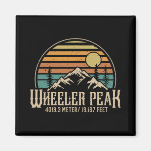 Climbing New Mexico Hiking Mountain Wheeler Peak  Magnet