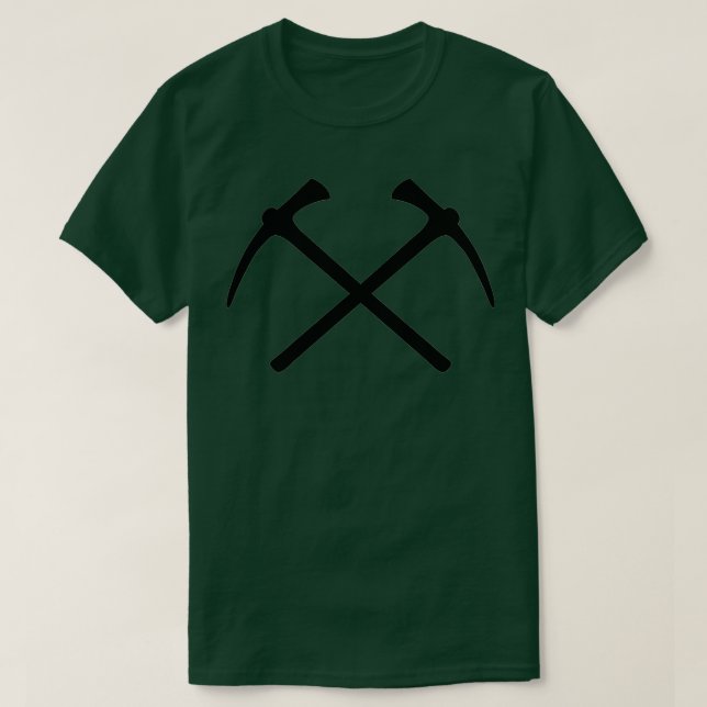 Climbing picks axe T-Shirt (Design Front)