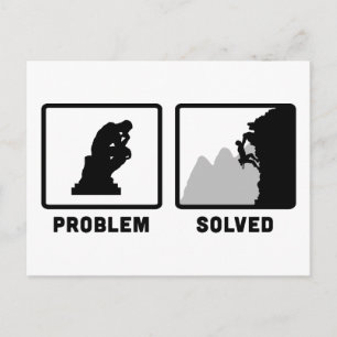 Climbing Postcard