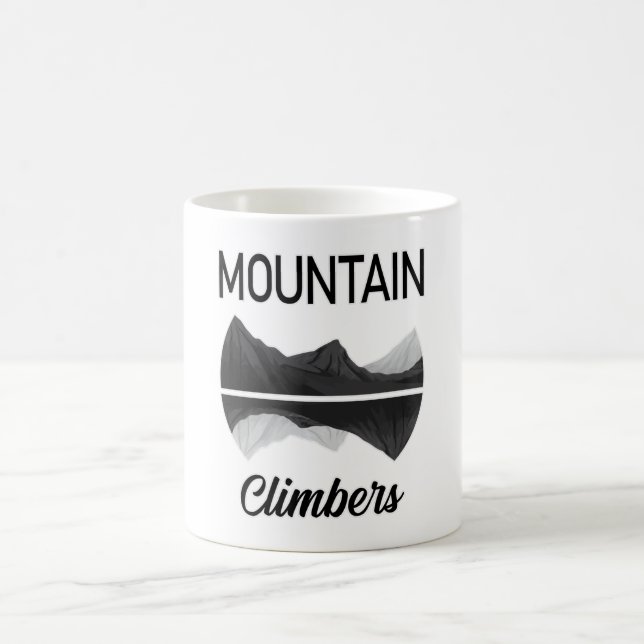 Climbing Rock Mountains Hiking Climber Climb Gift Coffee Mug (Center)