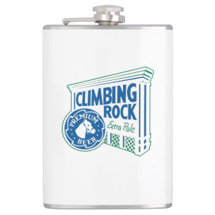 Climbing Rock (Parody) Hip Flask