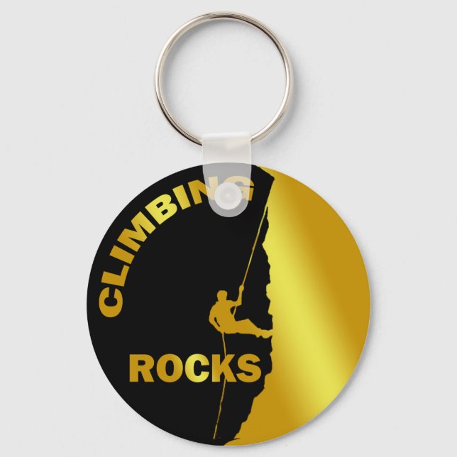 CLIMBING ROCKS KEYCHAIN (Front)