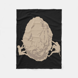 Climbing Rocks Stone Fleece Blanket