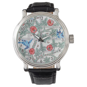 Climbing Rose & Small Bird, William Morris Watch