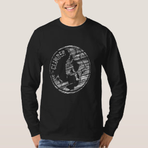 Climbing silhouette bouldering mountaineering 19 T-Shirt