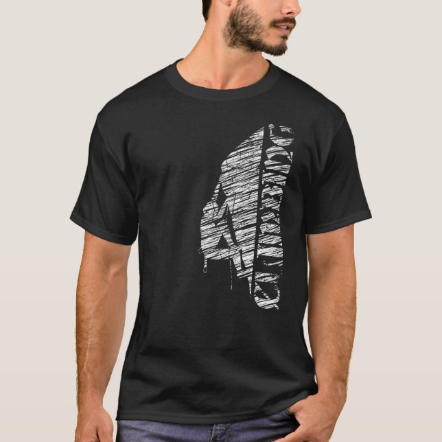 Climbing silhouette bouldering mountaineering Prem T-Shirt (Front)