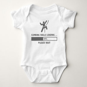 Climbing Skills Loading Baby Bodysuit