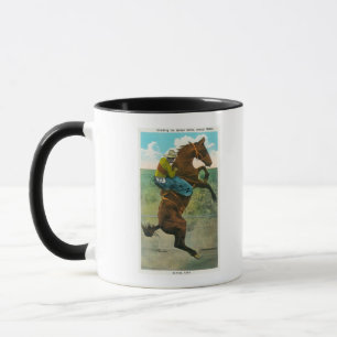 Climbing the Golden Stairs at the Annual Rodeo Mug