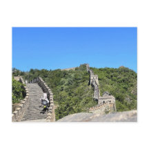Climbing the Great Wall of China — Steep Steps Pos