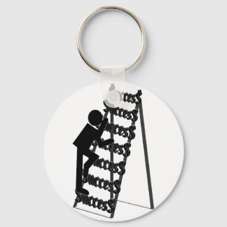 Climbing the Ladder of Success Keychain