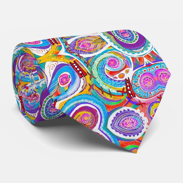 Climbing the ladder tie (Rolled)