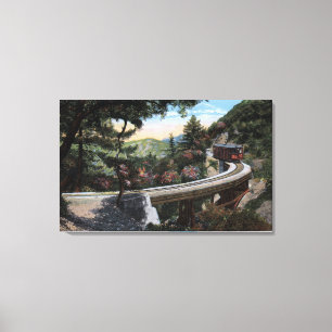 Climbing to Cloudland View Canvas Print