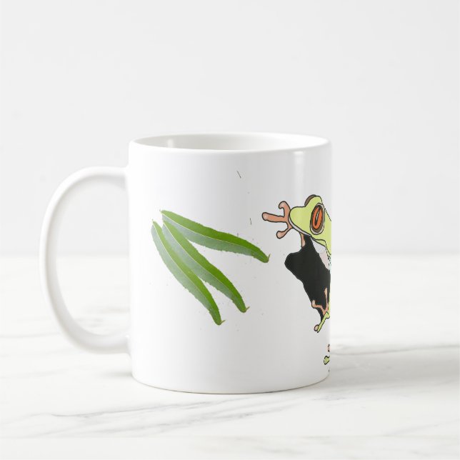 Climbing Tree Frog  Coffee Mug (Left)