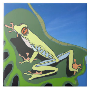 Climbing Tree Frog    Tile