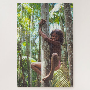 Climbing Trees. Jigsaw Puzzle