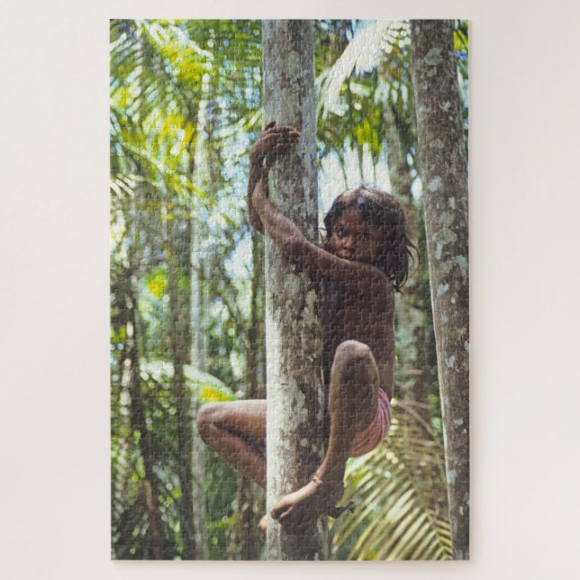 Climbing Trees. Jigsaw Puzzle (Vertical)