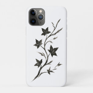 Climbing Vine – Minimalist Botanical Brush Art on iPhone 11 Pro Case
