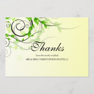 Climbing Vine Thank You Card
