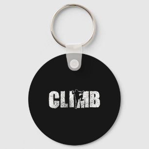 Climbing Vintage Climb Gift Bouldering Keychain