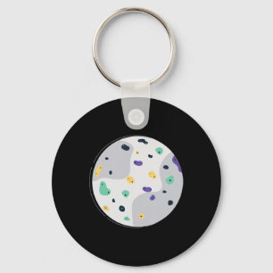 Climbing Wall Bouldering Extreme Sports Adventure Keychain