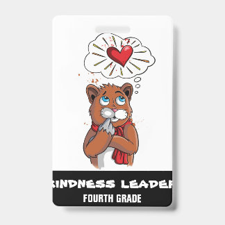 Clindness Leader Balise Badge Pass Classe de quatr