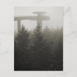 Clingmans Dome in the Fog - GSMNP - Postcard