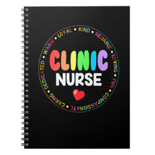 Clinic Nurse For School Nurse Appreciation Week Ba Notebook