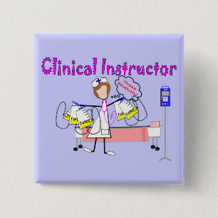 Clinical Instructor "Those Students" Gifts 2 Inch Square Button