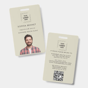 Clinical Medical Staff Identity Design Badge