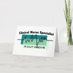 Clinical Nurse Specialist  Congratulations Card