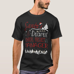 Clinical Project Manager Xmas Job Funny Christmas  T-Shirt