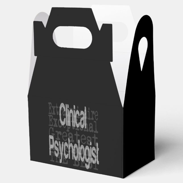 Clinical Psychologist Extraordinaire Favor Box (Opened)