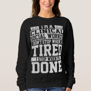 Clinical Social Worker Apparel Unique Workers De Sweatshirt