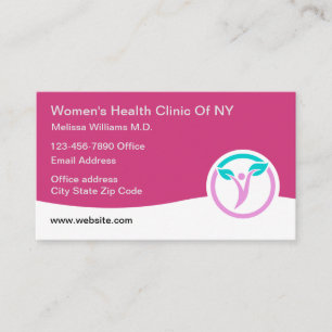 Clinique Médicale de santé des femmes Carte de vis