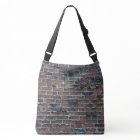 Clinker Brick Print Cross Body Bag