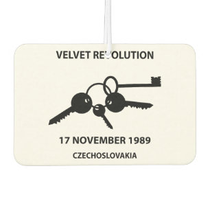 Clinking keys - velvet revolution symbol air freshener