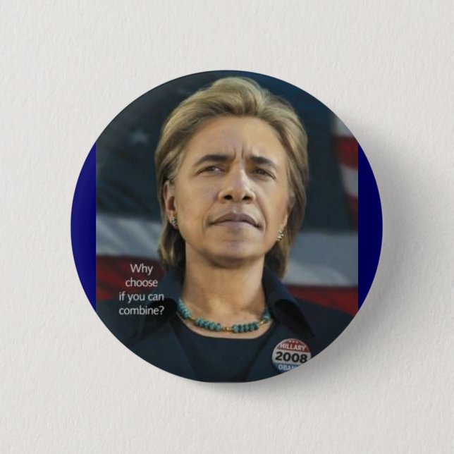 Clintobama Button - Why Choose? (Front)