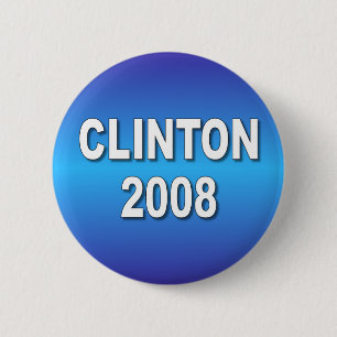 clinton 2008 2 inch round button