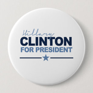 CLINTON 2016 SIGNERICA -.png 4 Inch Round Button