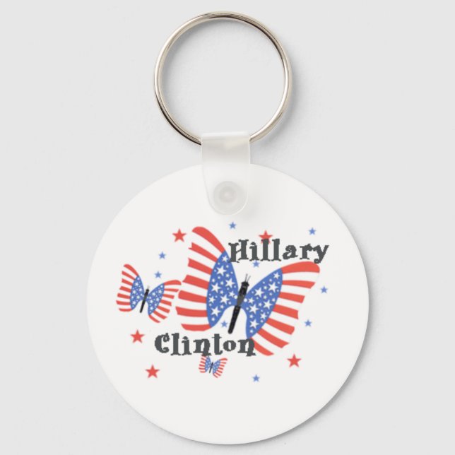 Clinton Butterfly Keychain (Front)