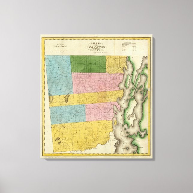 Clinton County Canvas Print (Front)