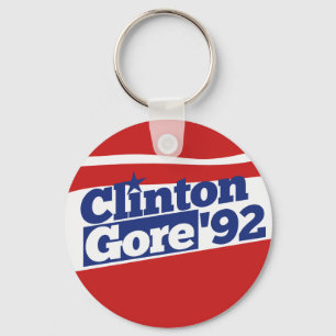 Clinton Gore 92 Keychain