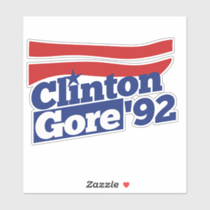 Clinton Gore 92 retro 90s bill clinton al gore