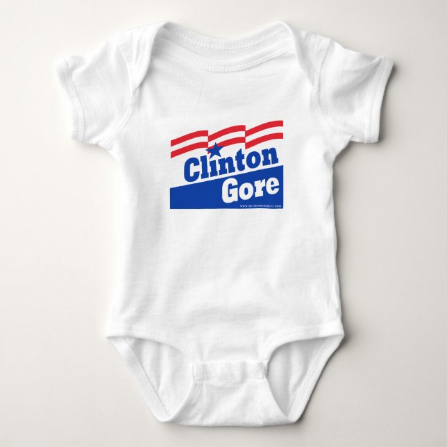 clinton-gore baby bodysuit (Front)