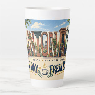 Clinton Hill Brooklyn New York City Latte Mug