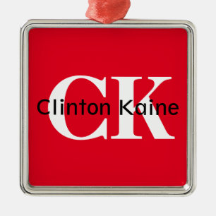 Clinton Kaine - CK 2016 Metal Ornament
