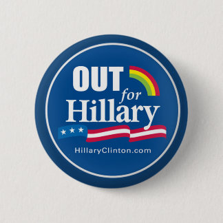 Clinton "OUT" Button Gay